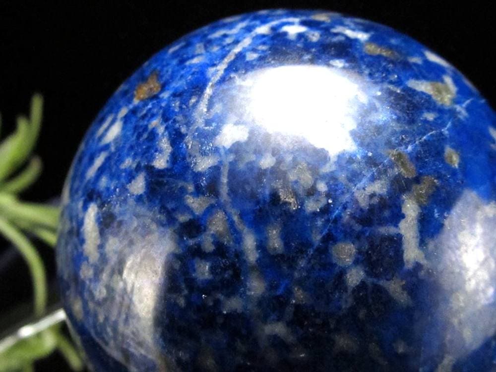 ラピスラズリ 丸玉 パイライト スフィア カルサイト