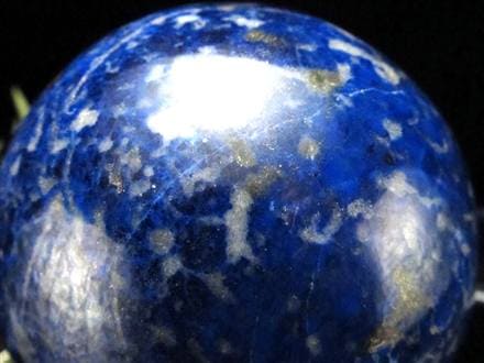 ラピスラズリ 丸玉 パイライト スフィア カルサイト