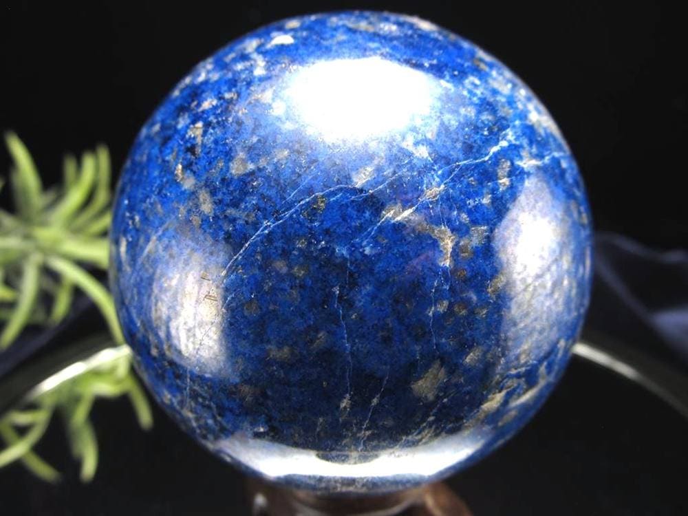 ラピスラズリ 丸玉 パイライト スフィア カルサイト