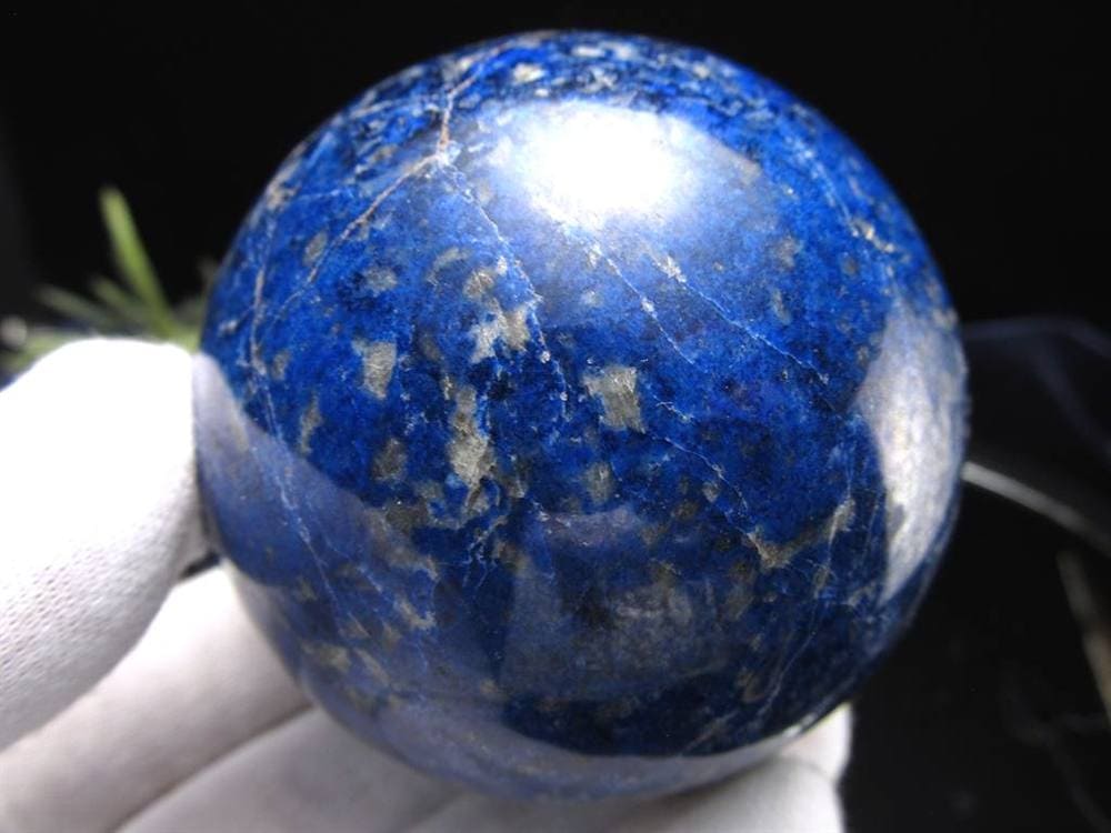 ラピスラズリ 丸玉 パイライト スフィア カルサイト