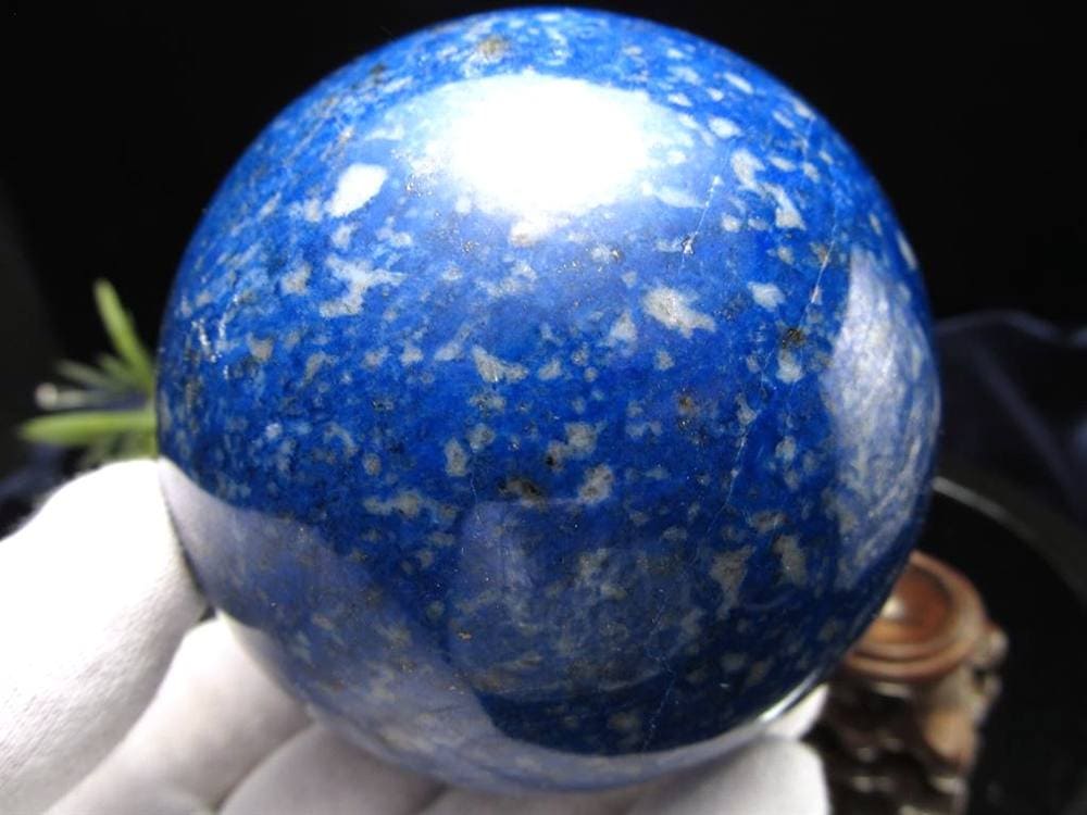 ラピスラズリ 丸玉 パイライト スフィア カルサイト