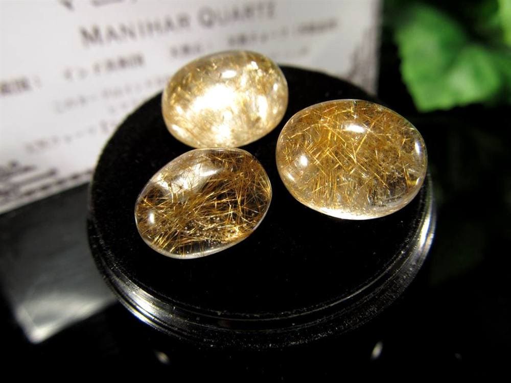 マニハールクォーツ ルチル ヒマラヤ産 ルース 水晶