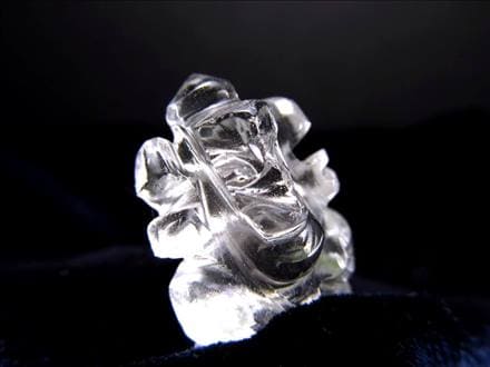 ガネーシャ 夢を叶える象 彫刻 すいしょう 天然石ガネーシャ
