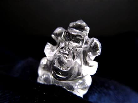 ガネーシャ 夢を叶える象 彫刻 すいしょう 天然石ガネーシャ