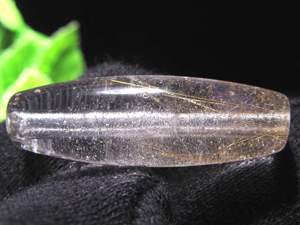 マニハール クォーツ 天珠型 ビーズ石 ヒマラヤ山脈 水晶 御守り