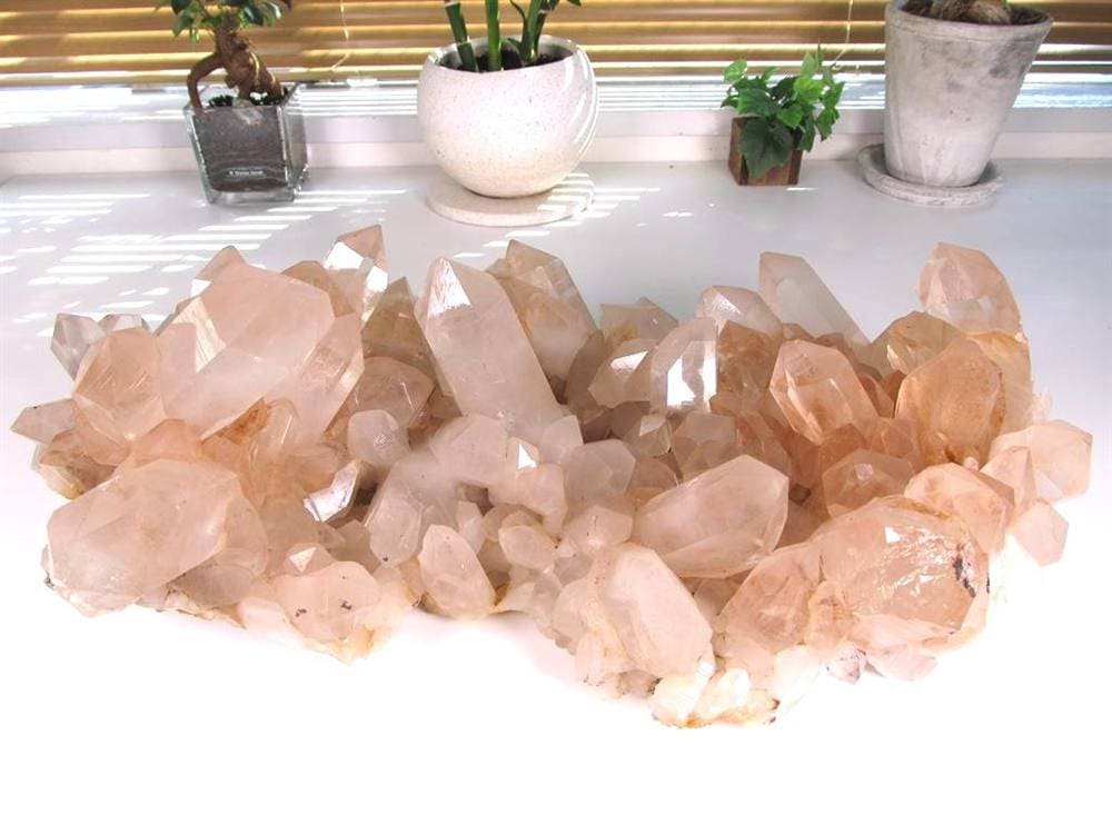 マニカランクォーツ 原石 水晶 マニカラン産 クラスター