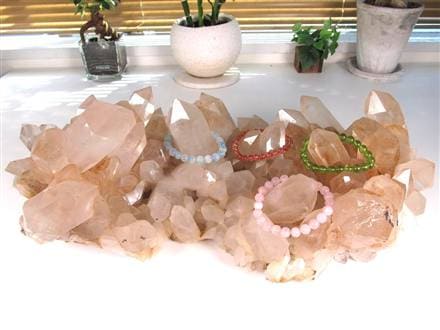マニカランクォーツ 原石 水晶 マニカラン産 クラスター