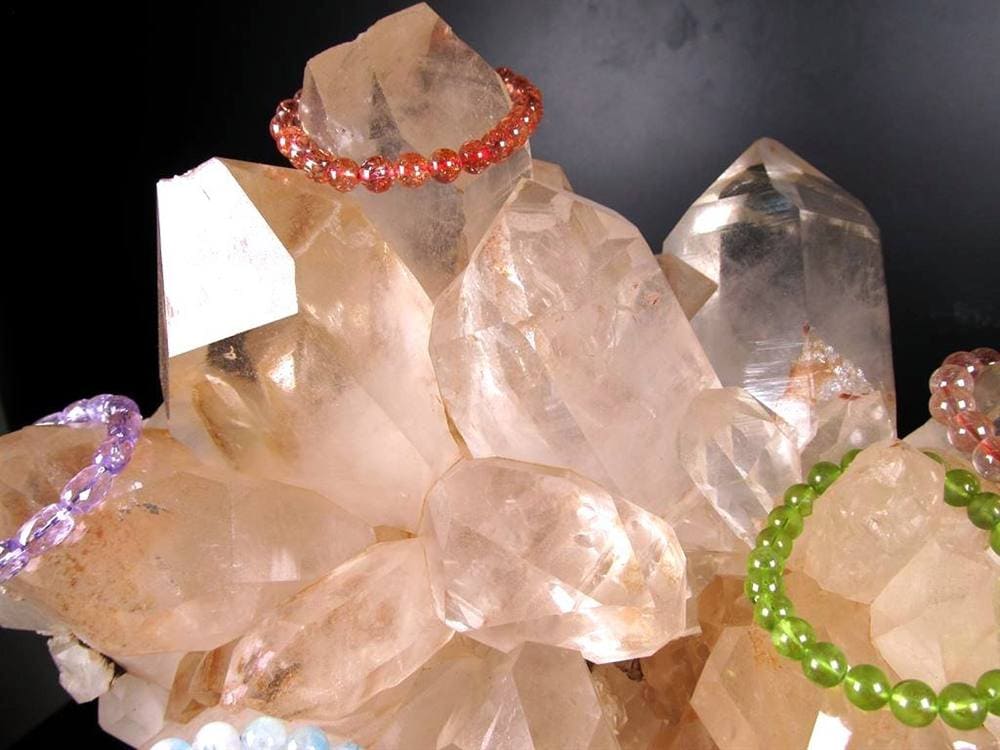 マニカランクォーツ 原石 水晶 マニカラン産 クラスター