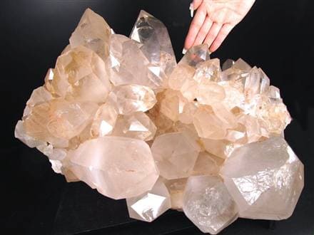 マニカランクォーツ 原石 水晶 マニカラン産 クラスター