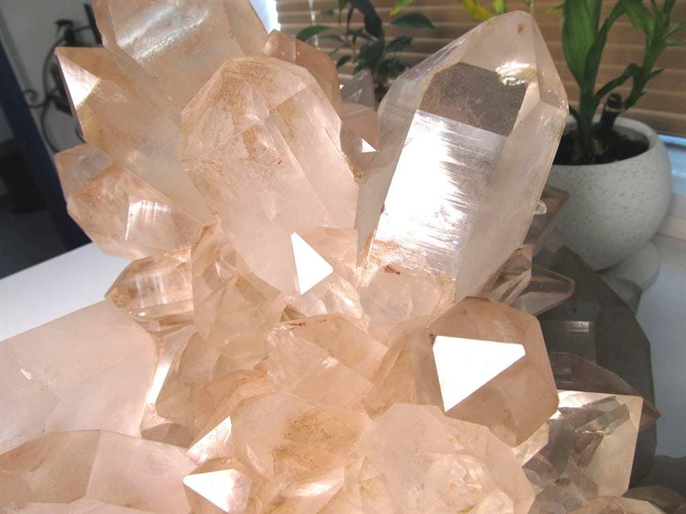 マニカランクォーツ 原石 水晶 マニカラン産 クラスター