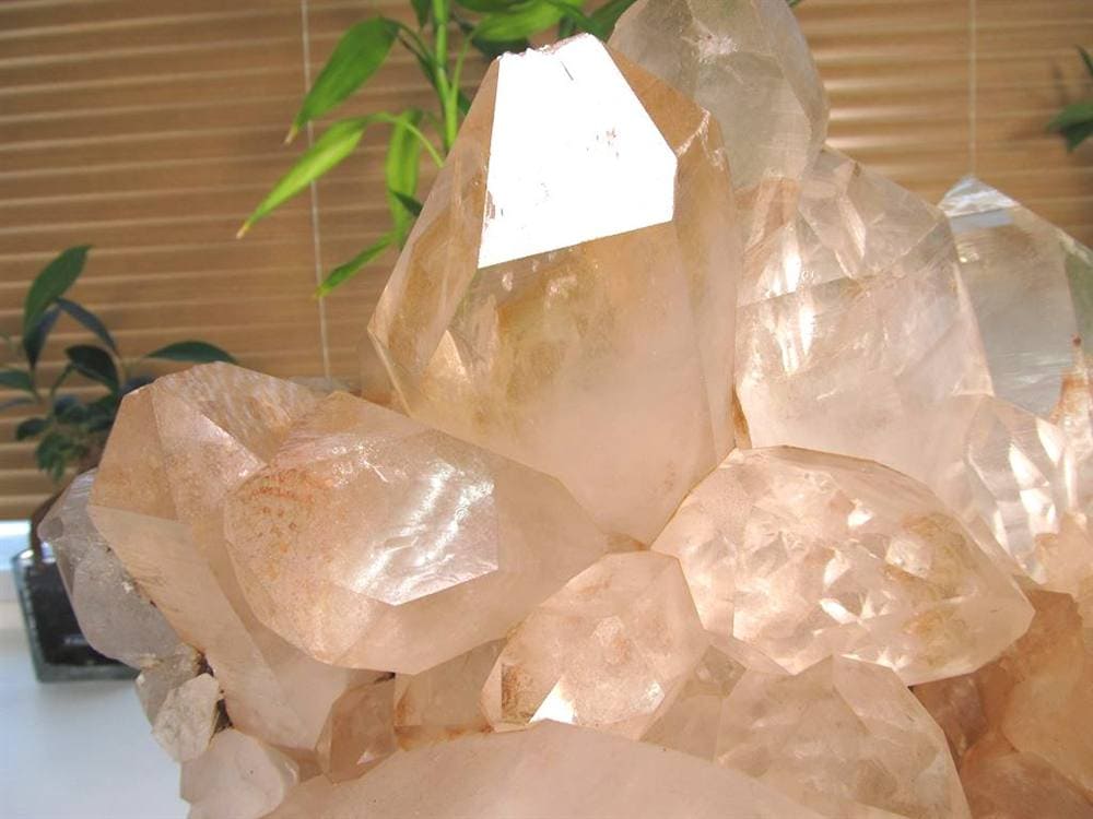 マニカランクォーツ 原石 水晶 マニカラン産 クラスター