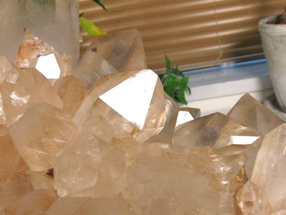 マニカランクォーツ 原石 水晶 マニカラン産 クラスター