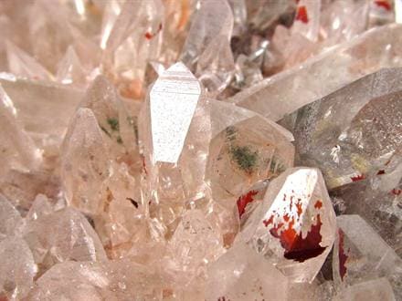 マニカランクォーツ 原石 水晶 マニカラン産 クラスター