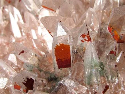 マニカランクォーツ 原石 水晶 マニカラン産 クラスター