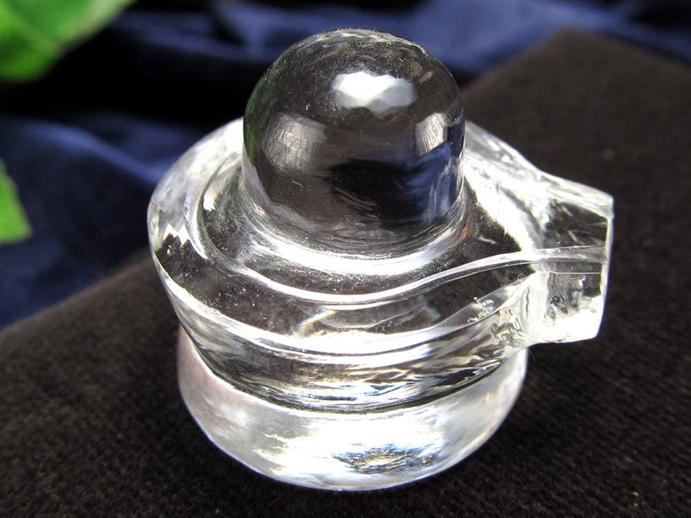 マニカランクォーツ シバリンガム ヨニ 水晶 マニカラン産 ヒマラヤ シヴァ神