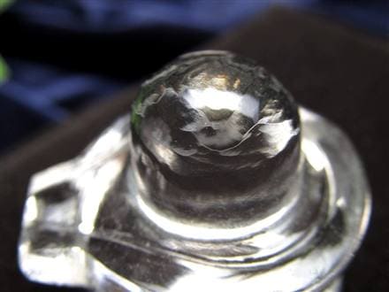 マニカランクォーツ シバリンガム ヨニ 水晶 マニカラン産 ヒマラヤ シヴァ神