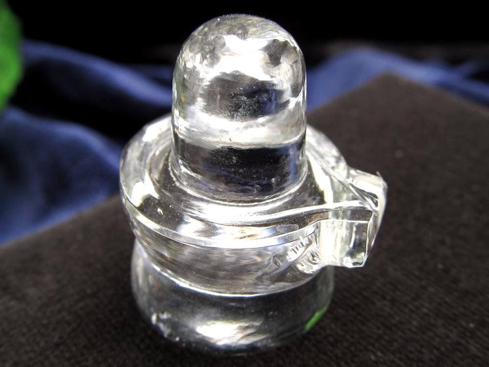 マニカランクォーツ シバリンガム ヨニ 水晶 マニカラン産 ヒマラヤ シヴァ神