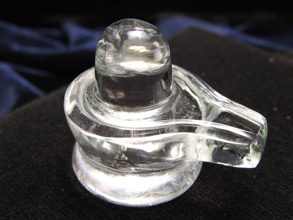 マニカランクォーツ シバリンガム ヨニ 水晶 マニカラン産 ヒマラヤ シヴァ神