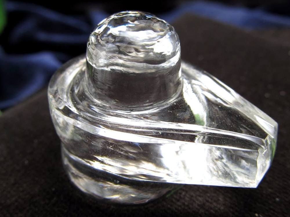 マニカランクォーツ シバリンガム ヨニ 水晶 マニカラン産 ヒマラヤ シヴァ神