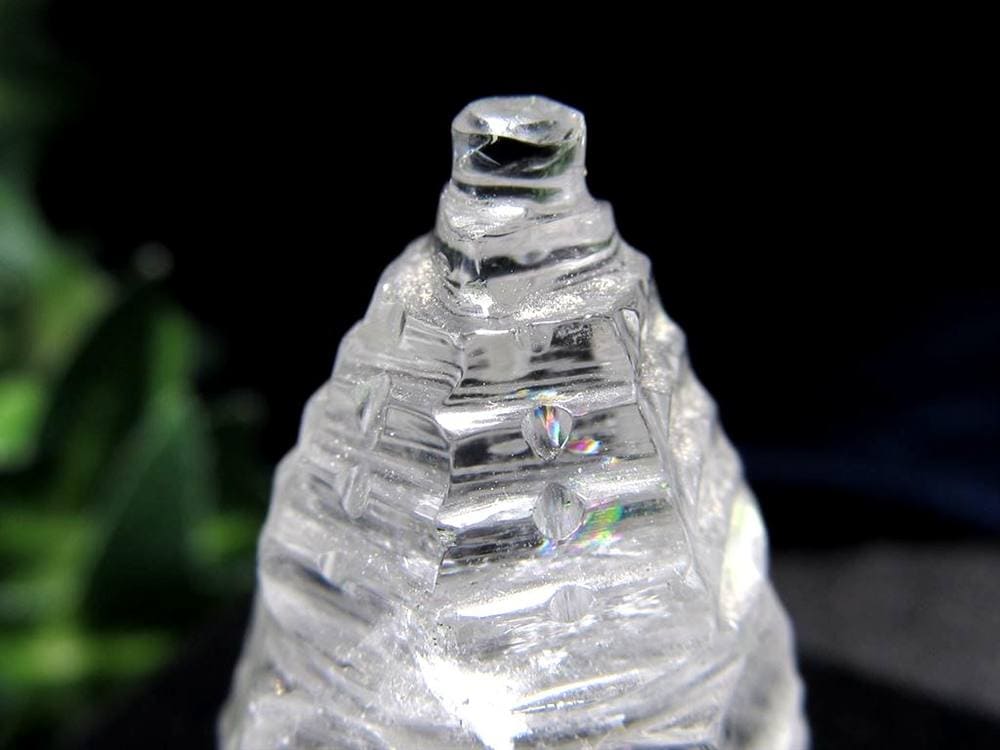 マニカランクォーツ シュリヤントラ 水晶 マニカラン産 ヒマラヤ ヤントラ