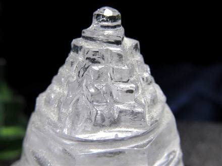 マニカランクォーツ シュリヤントラ 水晶 マニカラン産 ヒマラヤ ヤントラ