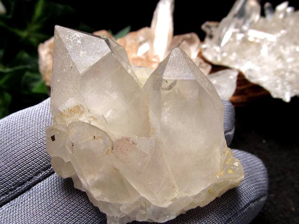 マニカランクォーツ 原石 水晶 マニカラン産 クラスター