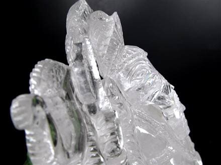 ガネーシャ 夢を叶える象 マニカラン水晶 ヒマラヤ水晶 天然石ガネーシャ