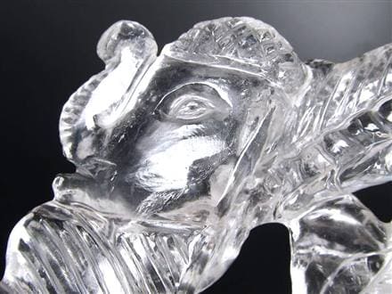 ガネーシャ 夢を叶える象 マニカラン水晶 ヒマラヤ水晶 天然石ガネーシャ