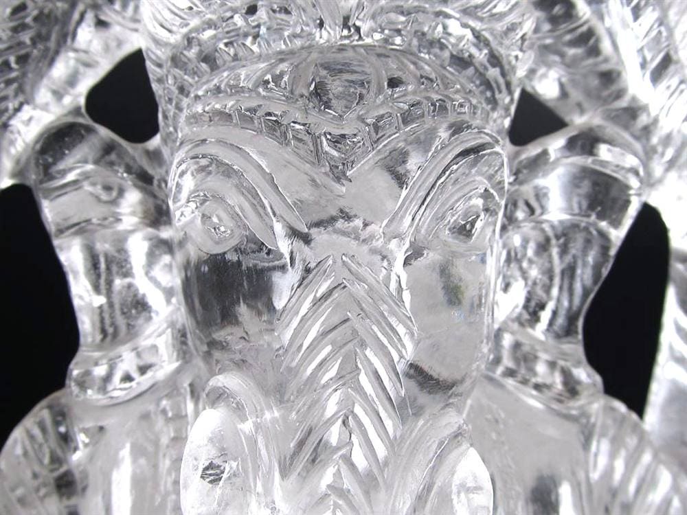 ガネーシャ 夢を叶える象 マニカラン水晶 ヒマラヤ水晶 天然石ガネーシャ