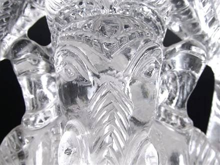 ガネーシャ 夢を叶える象 マニカラン水晶 ヒマラヤ水晶 天然石ガネーシャ