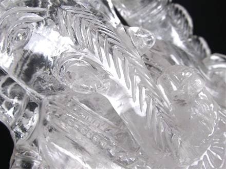 ガネーシャ 夢を叶える象 マニカラン水晶 ヒマラヤ水晶 天然石ガネーシャ