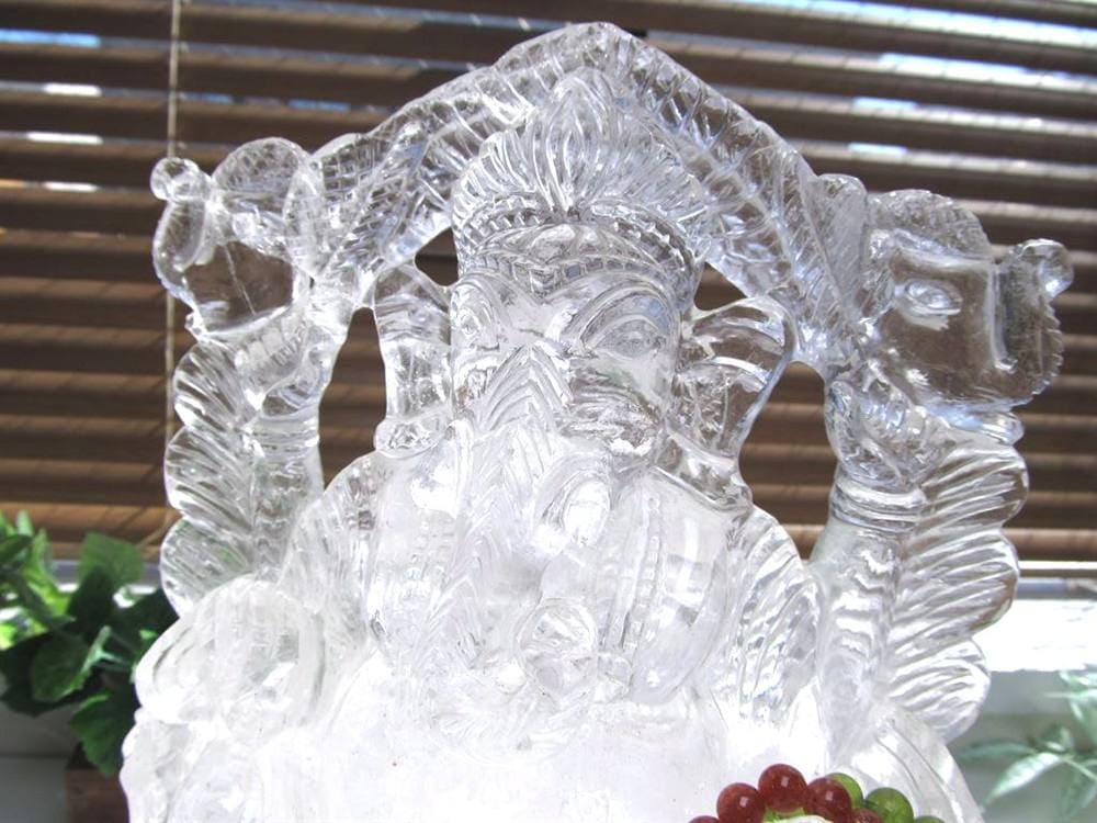 ガネーシャ 夢を叶える象 マニカラン水晶 ヒマラヤ水晶 天然石ガネーシャ