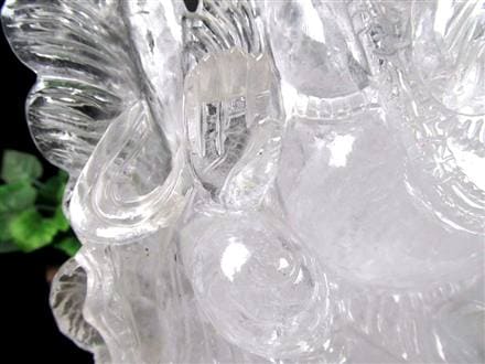 ガネーシャ 夢を叶える象 マニカラン水晶 ヒマラヤ水晶 天然石ガネーシャ