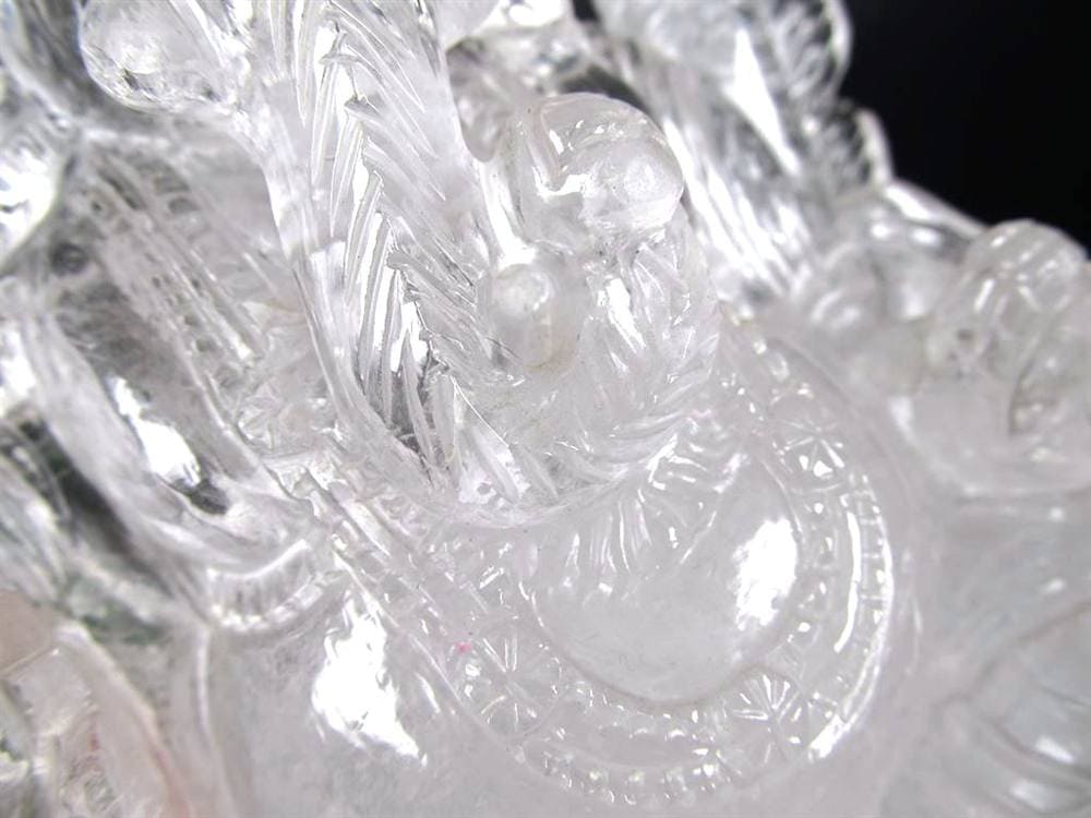 ガネーシャ 夢を叶える象 マニカラン水晶 ヒマラヤ水晶 天然石ガネーシャ