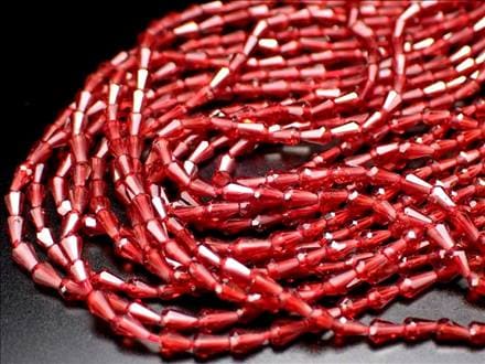 オレンジガーネット ヘソナイト ドロップカット ネックレスパーツ ブレスパーツ