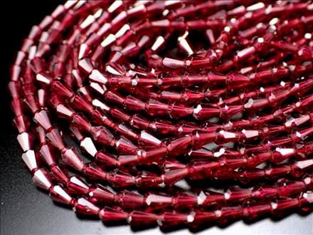 ロードナイトガーネット 柘榴石 ドロップカット ネックレスパーツ ブレスパーツ