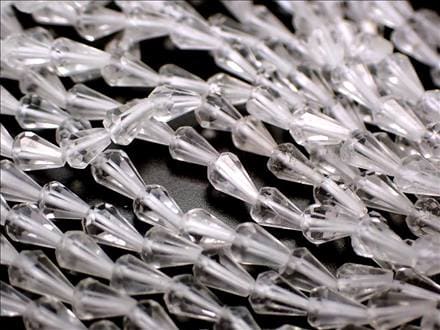 水晶 クリスタル ドロップカット ネックレスパーツ ブレスパーツ