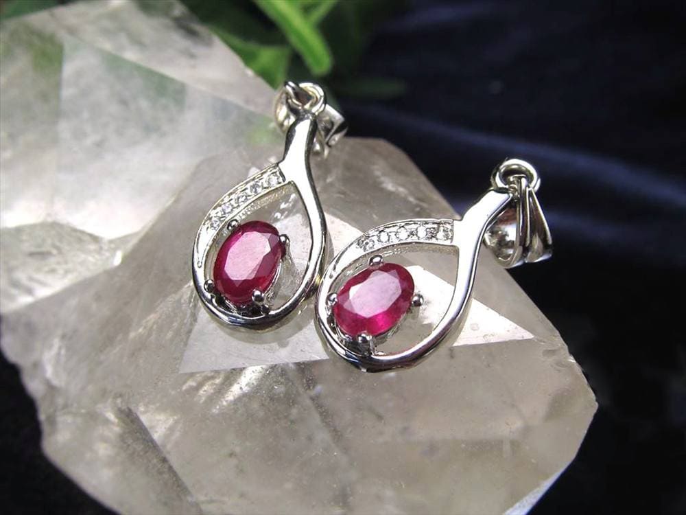 ルビー ペンダント ネックレス Silver925 ミャンマー産