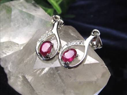 ルビー ペンダント ネックレス Silver925 ミャンマー産