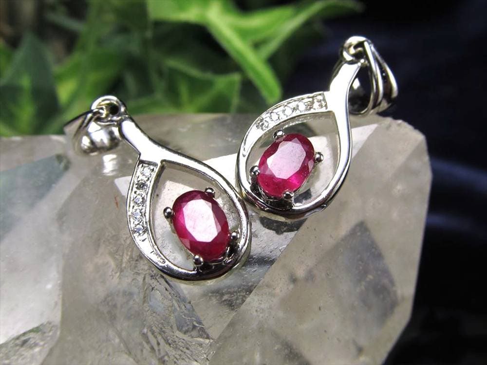 ルビー ペンダント ネックレス Silver925 ミャンマー産