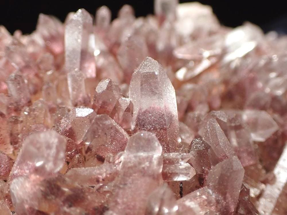 レッドファントム水晶クラスター 赤幻影水晶 赤富士クラスター 南インド カルール地区産 レッドファントムクラスター
