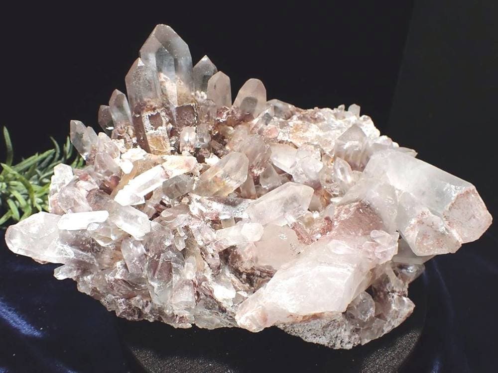 レッドファントム水晶クラスター 赤幻影水晶 赤富士クラスター 南インド カルール地区産 レッドファントムクラスター