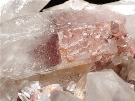 レッドファントム水晶クラスター 赤幻影水晶 赤富士クラスター 南インド カルール地区産 レッドファントムクラスター