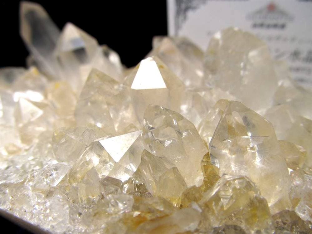 マニカランクォーツ 原石 水晶 マニカラン産 クラスター