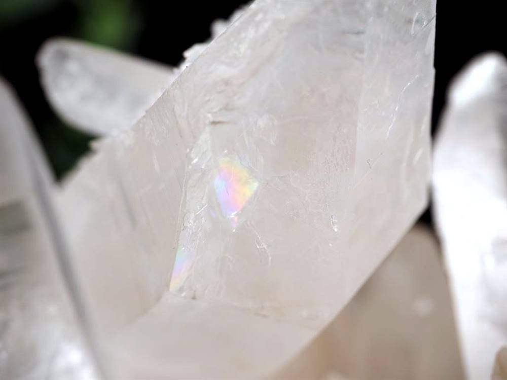 マニカランクォーツ 原石 水晶 マニカラン産 クラスター