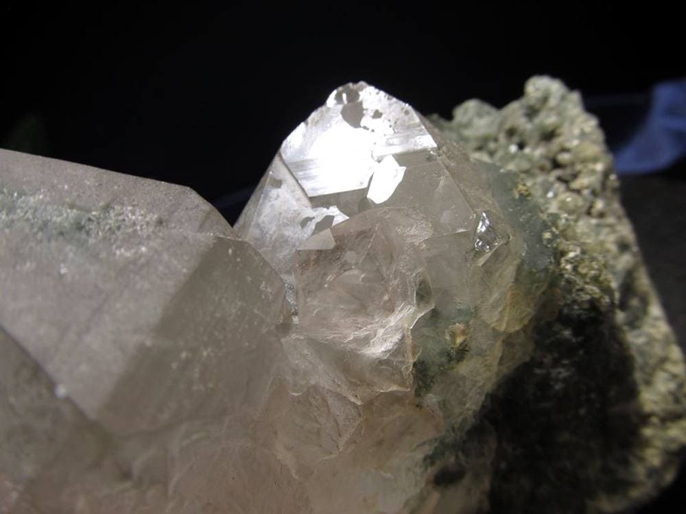 マニカランクォーツ 原石 水晶 マニカラン産 クラスター