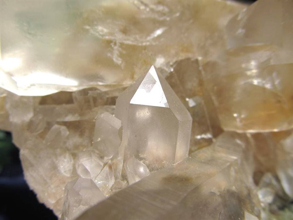 マニカランクォーツ 原石 水晶 マニカラン産 クラスター