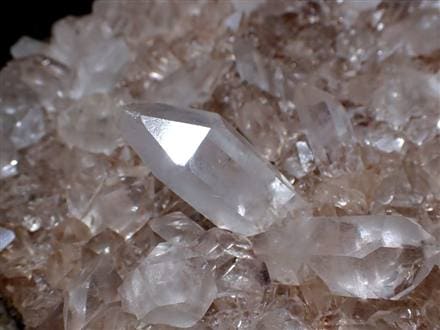 マニカランクォーツ 原石 水晶 マニカラン産 クラスター