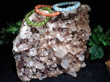 マニカランクォーツ 原石 水晶 マニカラン産 クラスター