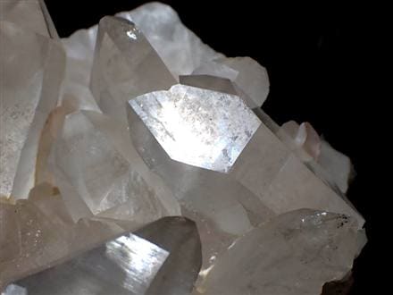 マニカランクォーツ 原石 水晶 マニカラン産 クラスター